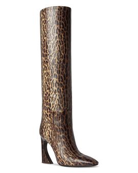 Fendi Fendi Women's Fendi Arco Printed Karung High Heel Boots