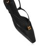Fendi Fendi Women's Pointed Leather Slingback Flats - 6