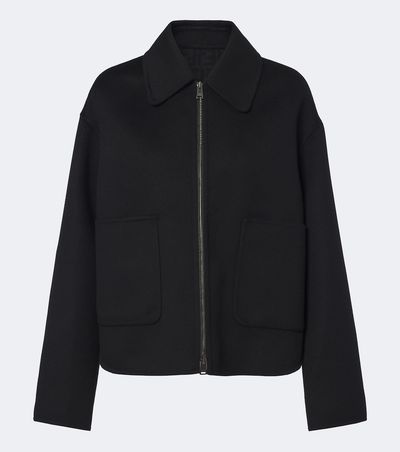 Fendi Fendi Wool and silk blouson jacket