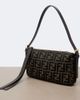 Fendi Fendi Zip Top Small FF jacquard canvas shoulder bag - 6