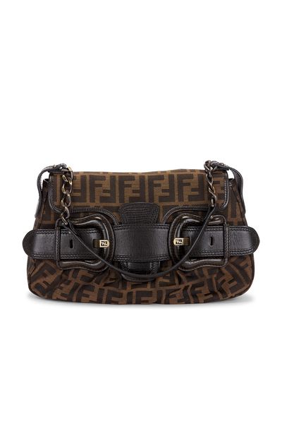 fendi Fendi Zucca B Bis Shoulder Bag