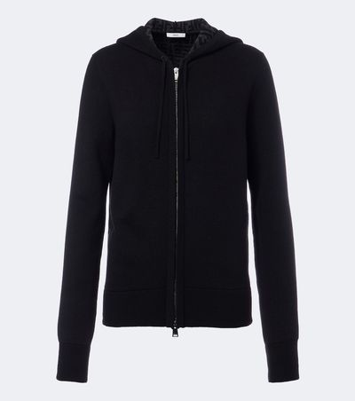 Fendi Fendi Zucca cashmere-blend zip-up hoodie