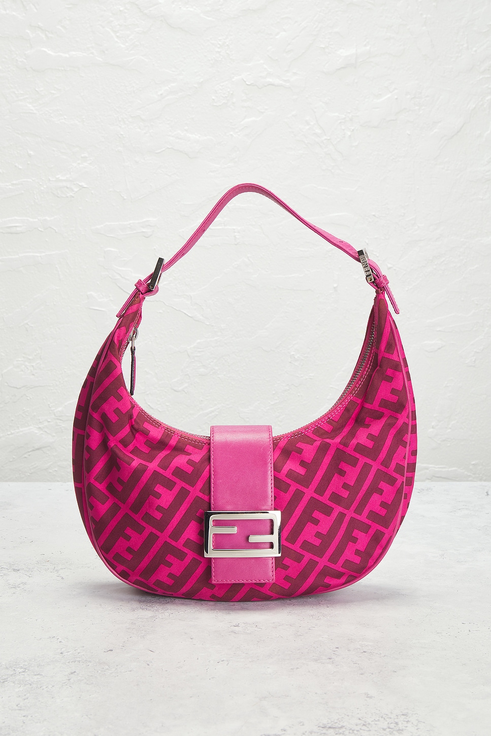 fendi - Fendi Zucca Croissant Hobo Bag