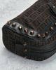 fendi Fendi Zucchino Studded Bassotto Shoulder Bag - 8