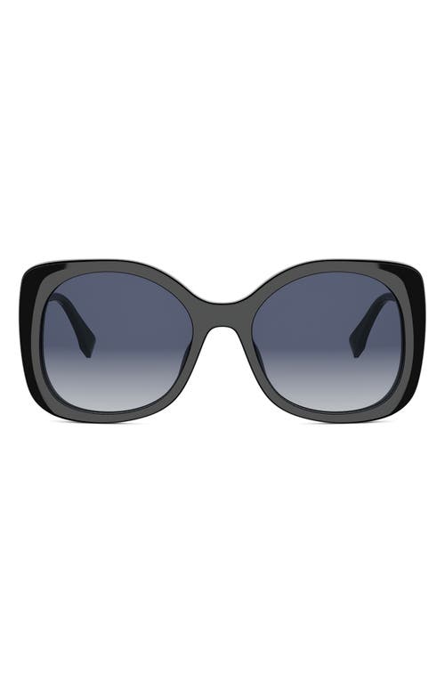 Fendi Fendigraphy 55mm Gradient Square Sunglasses