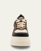 Fendi Men's Force Leather & Jacquard Low-Top Sneakers - 3