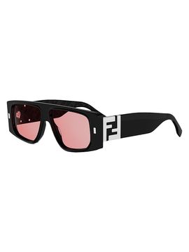 Fendi Women's 56MM Rectangular Sunglasses