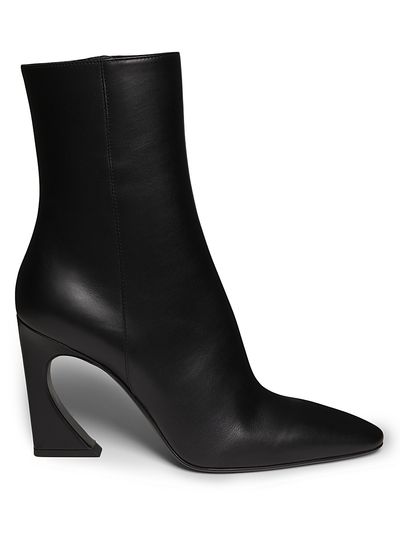 Fendi Women's Arco 95MM Leather Ankle Boots