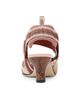 Fendi Women's Colibri 55MM Leather Slingback Pumps - 3