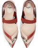 Fendi Women's Colibri 55MM Leather Slingback Pumps - 4