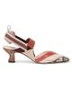 Fendi Women's Colibri 55MM Leather Slingback Pumps - 5