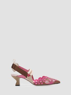 Fendi Women's Colibri 55MM Slingback Pumps
