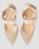 Fendi Women's Colibri 85MM Embellished Mesh Slingback Sandals - 4