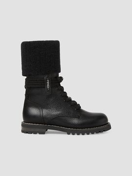 Fendi Women's Commando Leather Combat Boots
