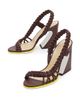 Fendi Women's Fendi Arco 95MM Leather Sandals - 2