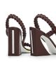 Fendi Women's Fendi Arco 95MM Leather Sandals - 3