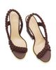 Fendi Women's Fendi Arco 95MM Leather Sandals - 4