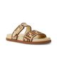 Fendi Women's Fendi Feel Logo Slide Sandals - 2