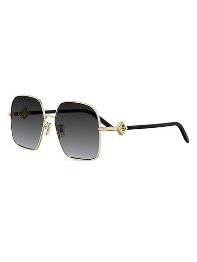 Fendi Women's FF Diamonds 58MM Square Sunglasses