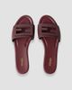 Fendi Women's FF Leather Flat Sandals - 4