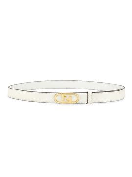 Fendi Women's FF Logo Leather Belt