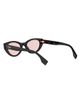 Fendi Women's Lettering 51MM Logo Oval Sunglasses - 4