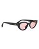 Fendi Women's Lettering 51MM Logo Oval Sunglasses - 8