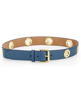 Fendi Women's Logo Leather Belt