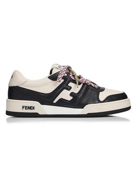 Fendi Women's Match Leather Low-Top Sneakers