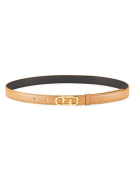 Fendi Women's O'Lock Leather Belt