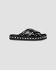 Fendi Women's Studded Crisscross Slides - 1
