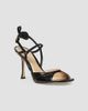 Fendi Women's Very Colibri 95MM Leather Slingback Sandals - 2