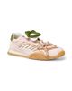 Fendi Women's Wave Pulse Textured Low-Top Leather Sneakers - 2