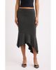 Feners Feners Amuleto Asymmetric Midi Skirt - 1