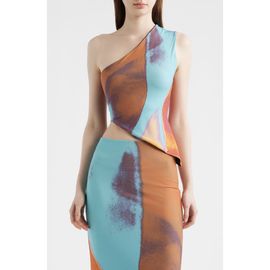 Feners Feners Besos One Shoulder Asymmetric Top