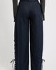 Feners Feners Delirio Lace-Up Wide Leg Pinstripe Pants - 2