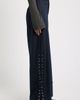 Feners Feners Delirio Lace-Up Wide Leg Pinstripe Pants - 3