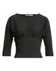 Feners Feners Promesa Pinstripe Ruched Top - 5