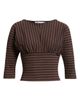 Feners Feners Promesa Three-Quarter Sleeve Top - 5