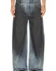 Feng Chen Wang Feng Chen Wang Double Waist Gradient Indigo Denim Trousers - 1