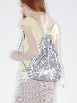 FENNEC RIBBON STRING BAG - SILVER