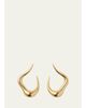 Fernando Jorge 18K Yellow Gold Bold Stream Open Small Earrings - 1