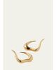 Fernando Jorge 18K Yellow Gold Bold Stream Open Small Earrings - 2