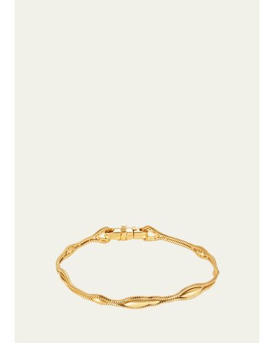Fernando Jorge 18K Yellow Gold Fluid Thick Bracelet