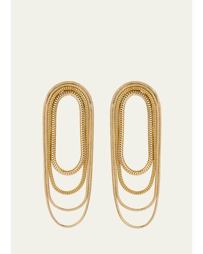 Fernando Jorge 18k Yellow Gold Multi-Chain Earrings