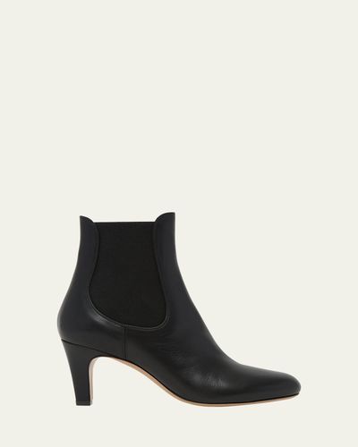 Ferragamo 70mm Tenny Leather Ankle Boots
