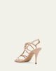 Ferragamo 70mm Tiane Leather Sandals - 2