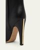 Ferragamo 95mm Nylu Leather Knee-High Boots - 3