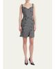 FERRAGAMO Double-Breasted Mouline Wool Mini Skirt - 2