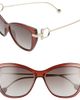 FERRAGAMO FERRAGAMO 55mm Cat Eye Sunglasses - 1